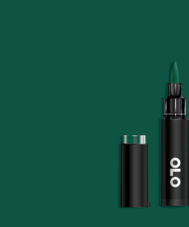 OLO - Pennarello  ad  alcol- punta pennello -Peacock