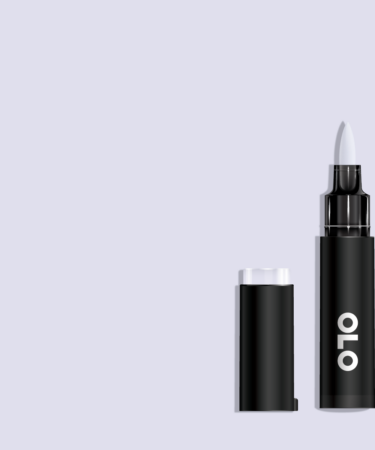 OLO - Pennarello  ad  alcol- punta pennello -Light Periwinkle