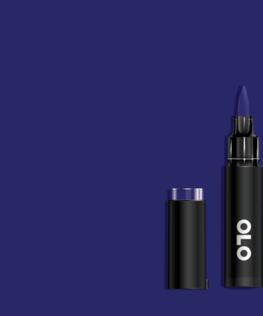 OLO - Pennarello  ad  alcol- punta pennello -Indigo