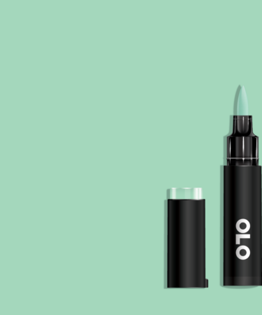 OLO - Pennarello  ad  alcol- punta pennello - Jadeite Glass