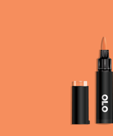 OLO - Pennarello  ad  alcol- punta pennello - Papaya