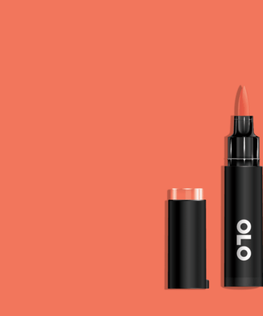 OLOLO - Pennarello  ad  alcol- punta pennello - Salmon