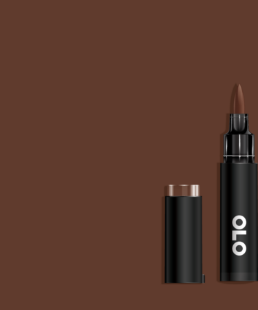 OLO - Pennarello  ad  alcol- punta pennello - Chocolate