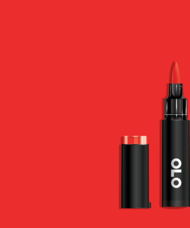 OLO - Pennarello  ad  alcol- punta pennello - Red Grapefruit