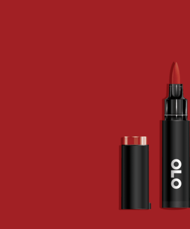 OLO - Pennarello  ad  alcol- punta pennello -  Cranberry