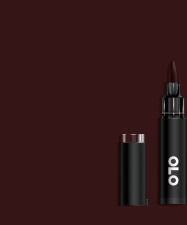 OLO - Pennarello  ad  alcol- punta pennello - Maroon