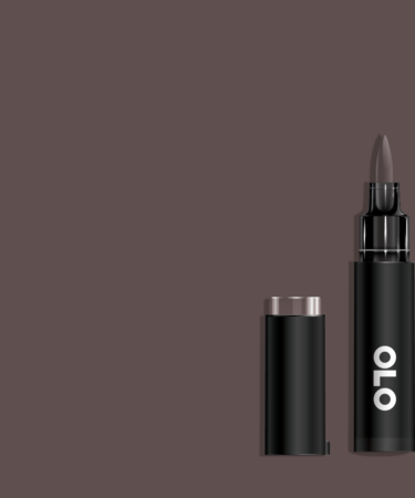 OLO - Pennarello  ad  alcol- punta pennello -  Red Gray 6