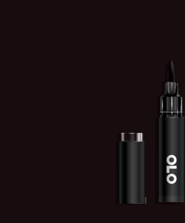 OLO - Pennarello  ad  alcol- punta pennello - Red Black