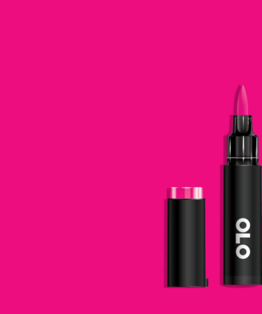OLO - Pennarello  ad  alcol- punta pennello - Hot Pink