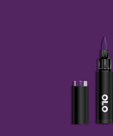 OLO - Pennarello  ad  alcol- punta pennello - Royal Purple