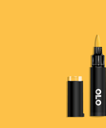 OLO - Pennarello  ad  alcol- punta pennello -Butterscotch