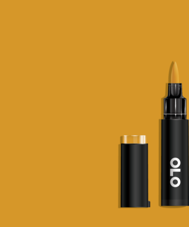 OLO - Pennarello  ad  alcol- punta pennello -Yellow Ochre