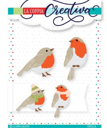 LA COPPIA CREATIVA - fustella PETTIROSSO