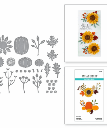 SPELLBINDER  - Fall Florals Etched Dies