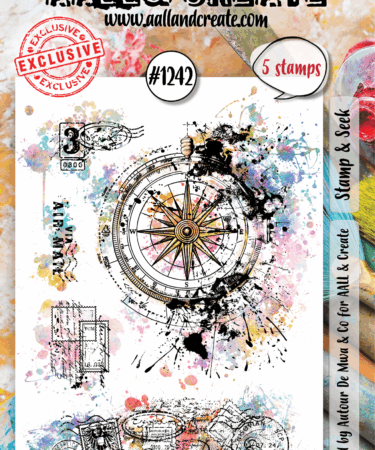 AALL & CREATE -  Stamp Set A6 -Stamp & Seek #1242
