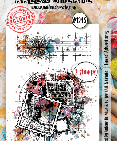 AALL & CREATE - Stamp Set A7 - Inked Adventures  # 1245