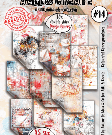 AALL & CREATE - Design Paper	A5 - Colourful Correspondence #014