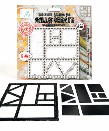 AALL & CREATE - Die-Cutting Die Set	18x18cm - Polygon Portal #56