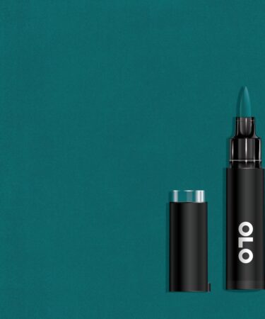 OLO - Pennarello  ad  alcol- punta pennello -Viridian