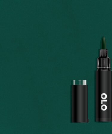 OLO - Pennarello  ad  alcol- punta pennello -Emerald