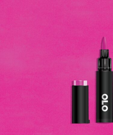 OLO - Pennarello  ad  alcol- punta pennello - Pink Lotus