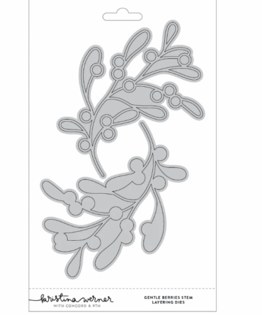 CONCORD & 9TH -Gentle Berries Stem Layering Dies (set of 2)