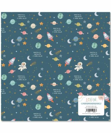 LORA BAILORA - COLLEZIONE LITTLE M-Acetato impreso con foil LITTLE M