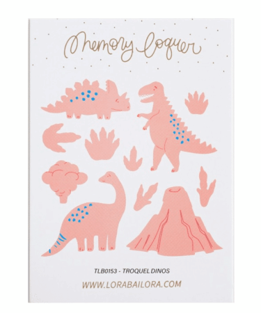 LORA BAILORA -  COLLEZIONE LITTLE M-  Set di fustelle - DINOS