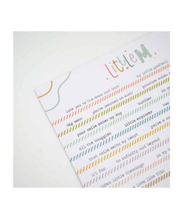 Alternative view of LORA BAILORA -  COLLEZIONE LITTLE M-Pegatinas frases inglés LITTLE M