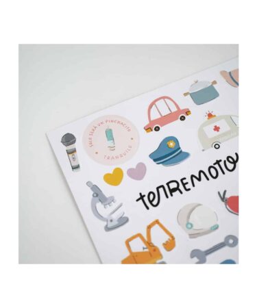 Alternative view of LORA BAILORA -  COLLEZIONE LITTLE M-Pegatinas role play LITTLE M