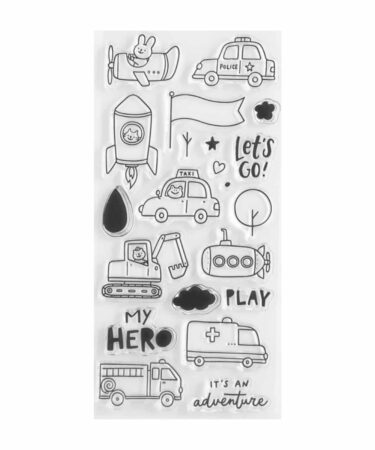 LORA BAILORA -  COLLEZIONE LITTLE M-timbro in silicone  11x21,5 Role play