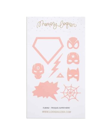 LORA BAILORA -  COLLEZIONE LITTLE M - Set di fustelle - SUPER HERO