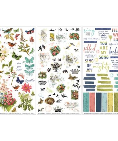 Alternative view of 49 And Market - Collezione Birdsong  -  Rub-On Transfer Set - Essentials