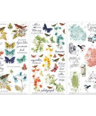 Alternative view of 49 And Market - Collezione Birdsong  -  Rub-On Transfer Set - Blendable