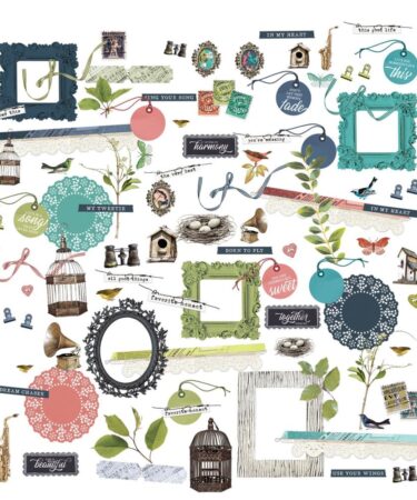 Alternative view of 49 And Market - Collezione Birdsong  -  Laser Cut Outs - Elements