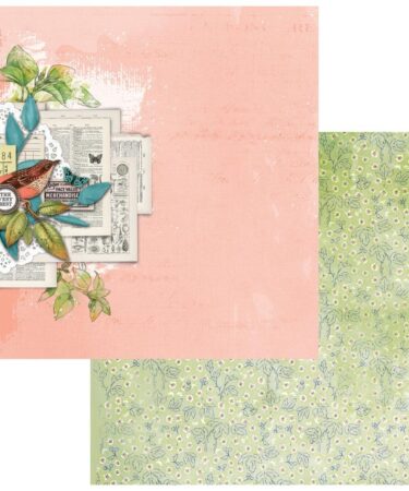49 And Market - Collezione Birdsong  -  Double-Sided Cardstock 12"X12" - Sweet Notes