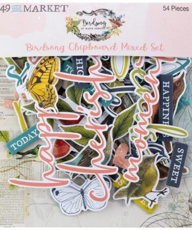 49 And Market - Collezione Birdsong  -  Chipboard Mixed Set