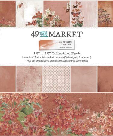 49 And Market - Color Swatch -  Collezione Terracotta -Collection Pack 12"X12"