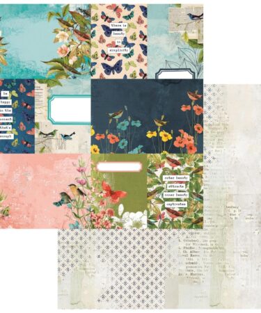 49 And Market - Collezione Birdsong  -  Double-Sided Cardstock 12"X12" - Journal Cards