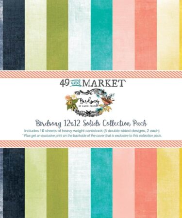 49 And Market - Collezione Birdsong  -  Collection Pack 12"X12" - Solids