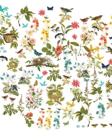 Alternative view of 49 And Market - Collezione Birdsong  -  Laser Cut Outs Wildflower