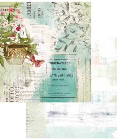 49 And Market - Collezione Birdsong  -  Double-Sided Cardstock 12"X12" - Trilling Moments