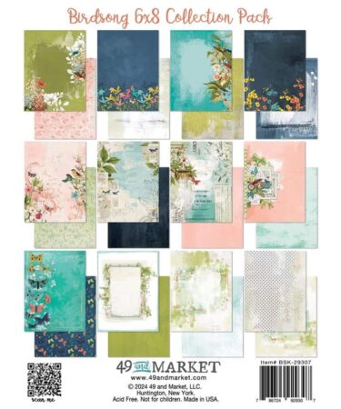 Alternative view of 49 And Market - Collezione Birdsong  -  Collection Pack 6"X8"