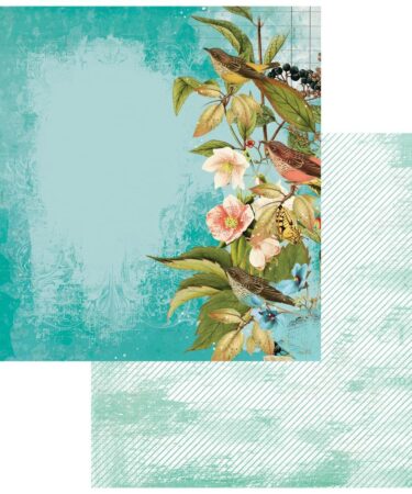 49 And Market - Collezione Birdsong  -  Double-Sided Cardstock 12"X12" - Tweets Of Peace