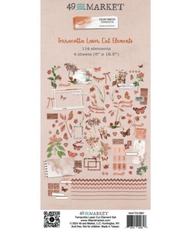 49 And Market - Color Swatch -  Collezione Terracotta - Laser Cut Outs - Elements