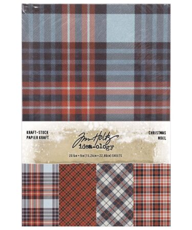 Tim Holtz Idea-ology - Kraftstock Sparkle Christmas Blends