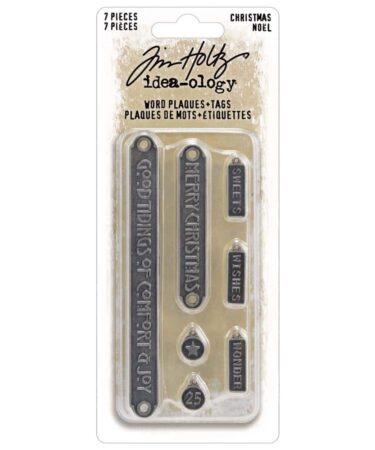 Tim Holtz Idea-ology -Word Plaques + Tags