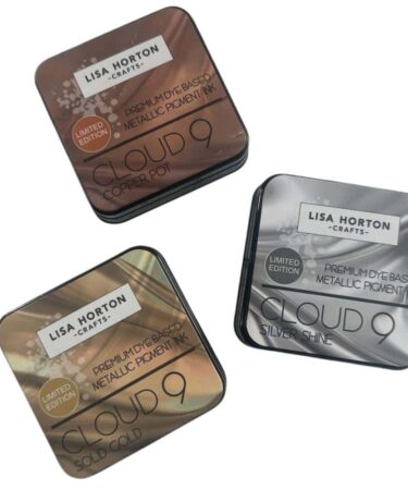 Alternative view of Lisa Horton Crafts - Set di 3 Metallic Ink Pads - Silver, Gold and Copper