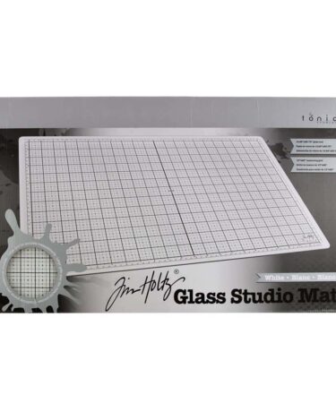 Tim Holtz Glass Studio Mat - White