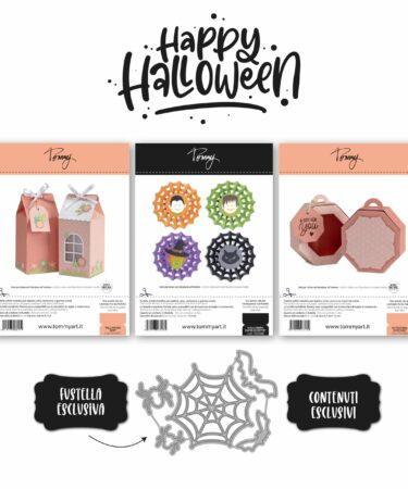 TOMMY ART -Bundle Happy Halloween + 1 pochette + 1 fustella esclusiva – area dedicata